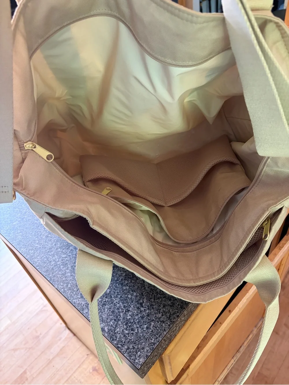 Canvelle Neutral Beige Tote Bag – Classic Everyday Storage